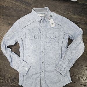 NWT BKE Exclusive Woven Tailored Mens Size Small Shirt From Buckle